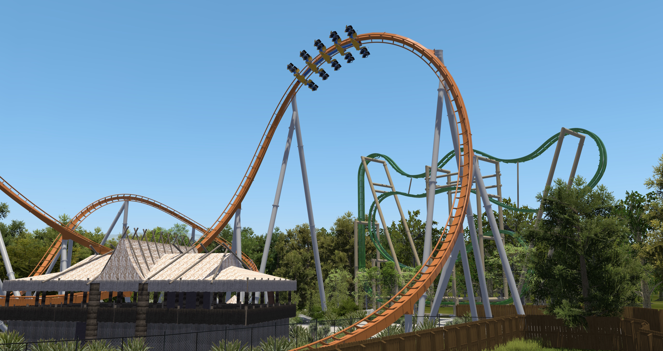Leak Reveals Kings Dominion's 2025 Launched Wing Coaster